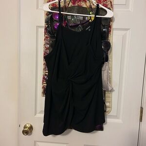 EUC Size 2 Torrid Black Sleeveless Top